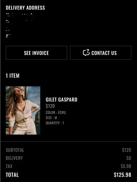 Sezane gaspard gilet in ecru - Picture 8 of 8